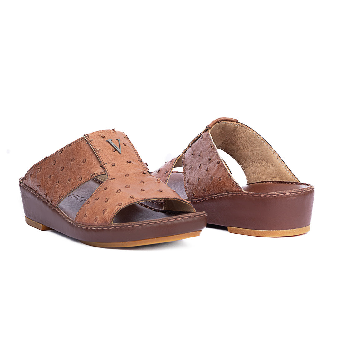 1146 - REAL OSTRICH - NEW FLORIDA (Italian Handmade)