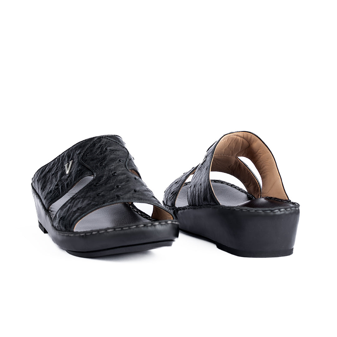 2177 - REAL OSTRICH - NEW FLORIDA (Italian Handmade)