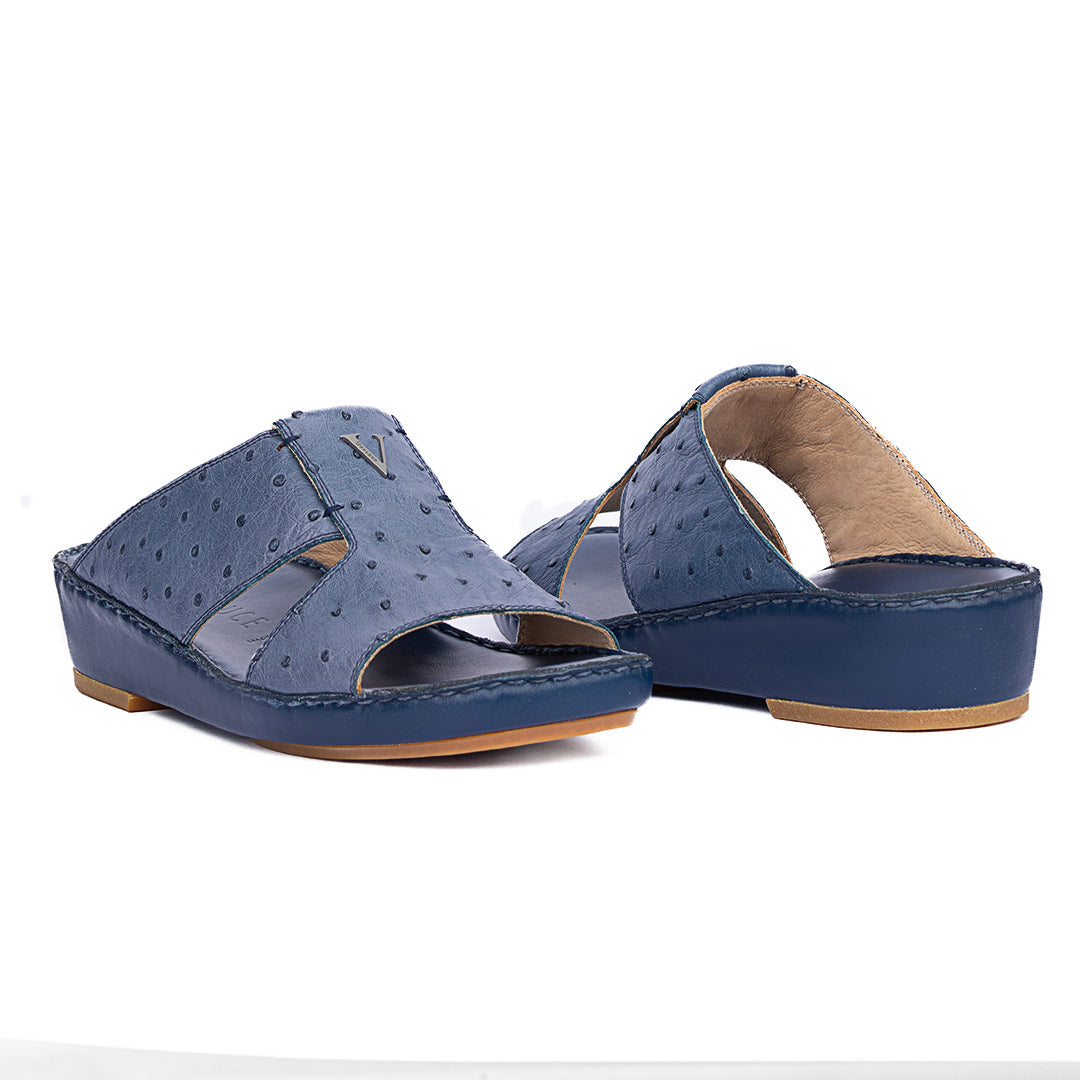 1146 - REAL OSTRICH - NEW FLORIDA (Italian Handmade)