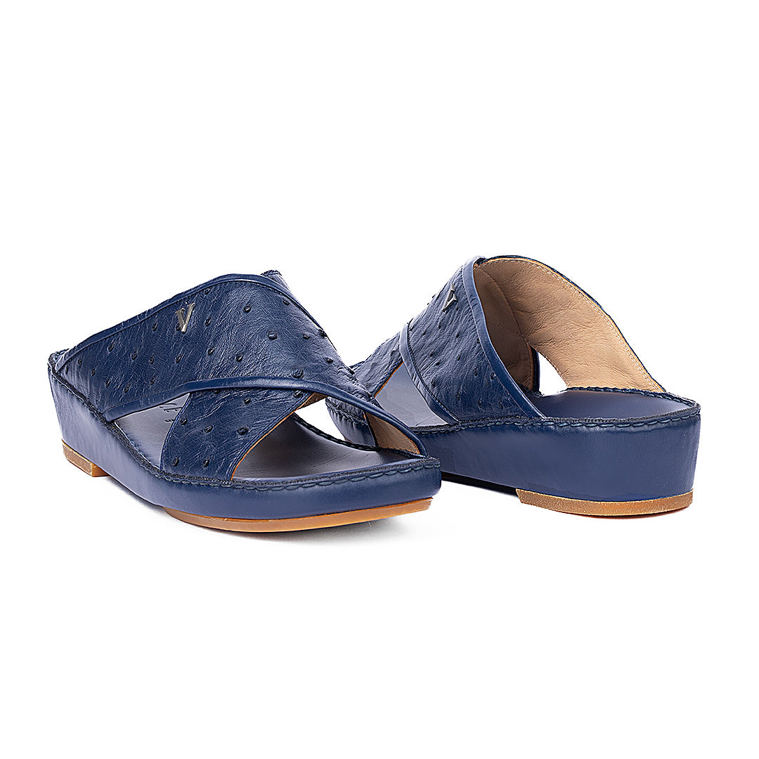 1064 - REAL OSTRICH - NEW FLORIDA (Italian Handmade)