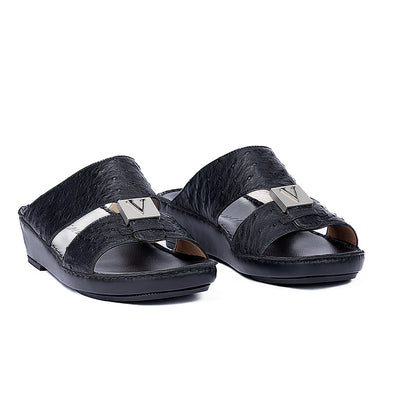 7034 - REAL OSTRICH - NEW FLORIDA (Italian Handmade)