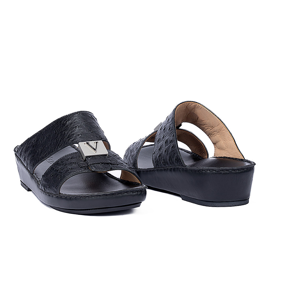 7034 - REAL OSTRICH - NEW FLORIDA (Italian Handmade)