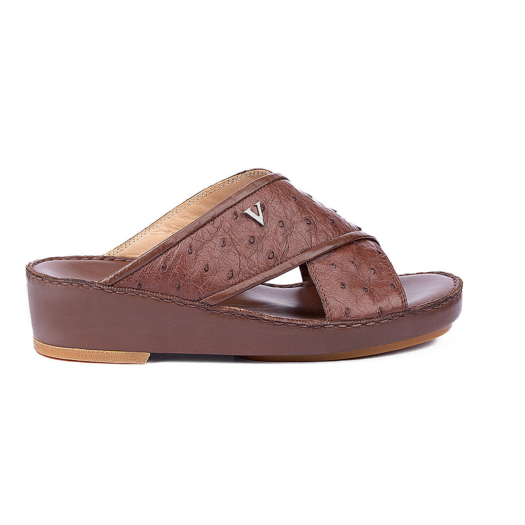 1064 - REAL OSTRICH - NEW FLORIDA (Italian Handmade)