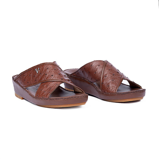 1064 - REAL OSTRICH - NEW FLORIDA (Italian Handmade)