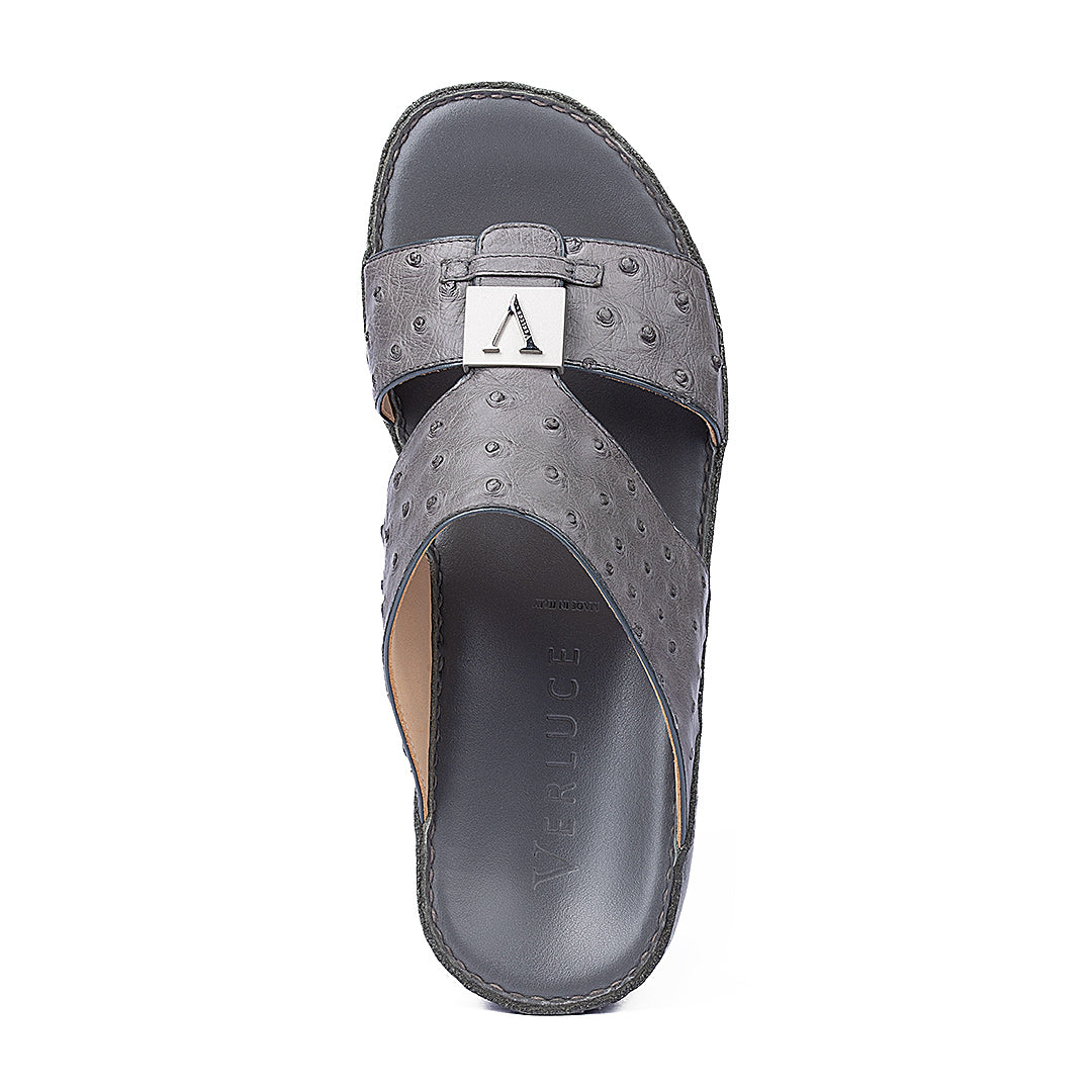 7034 - REAL OSTRICH - NEW FLORIDA (Italian Handmade)