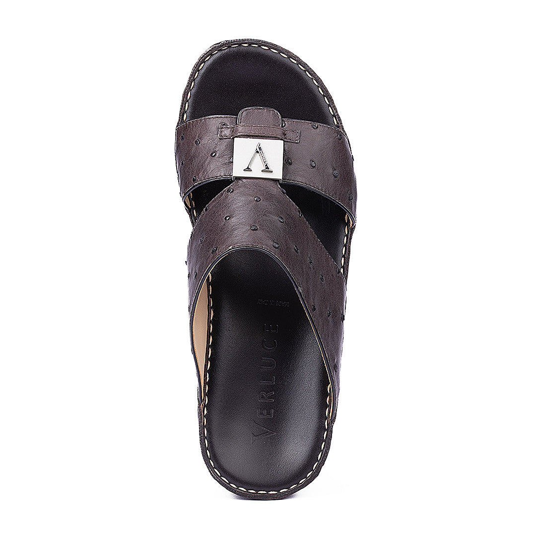 7034 - REAL OSTRICH - NEW FLORIDA (Italian Handmade)