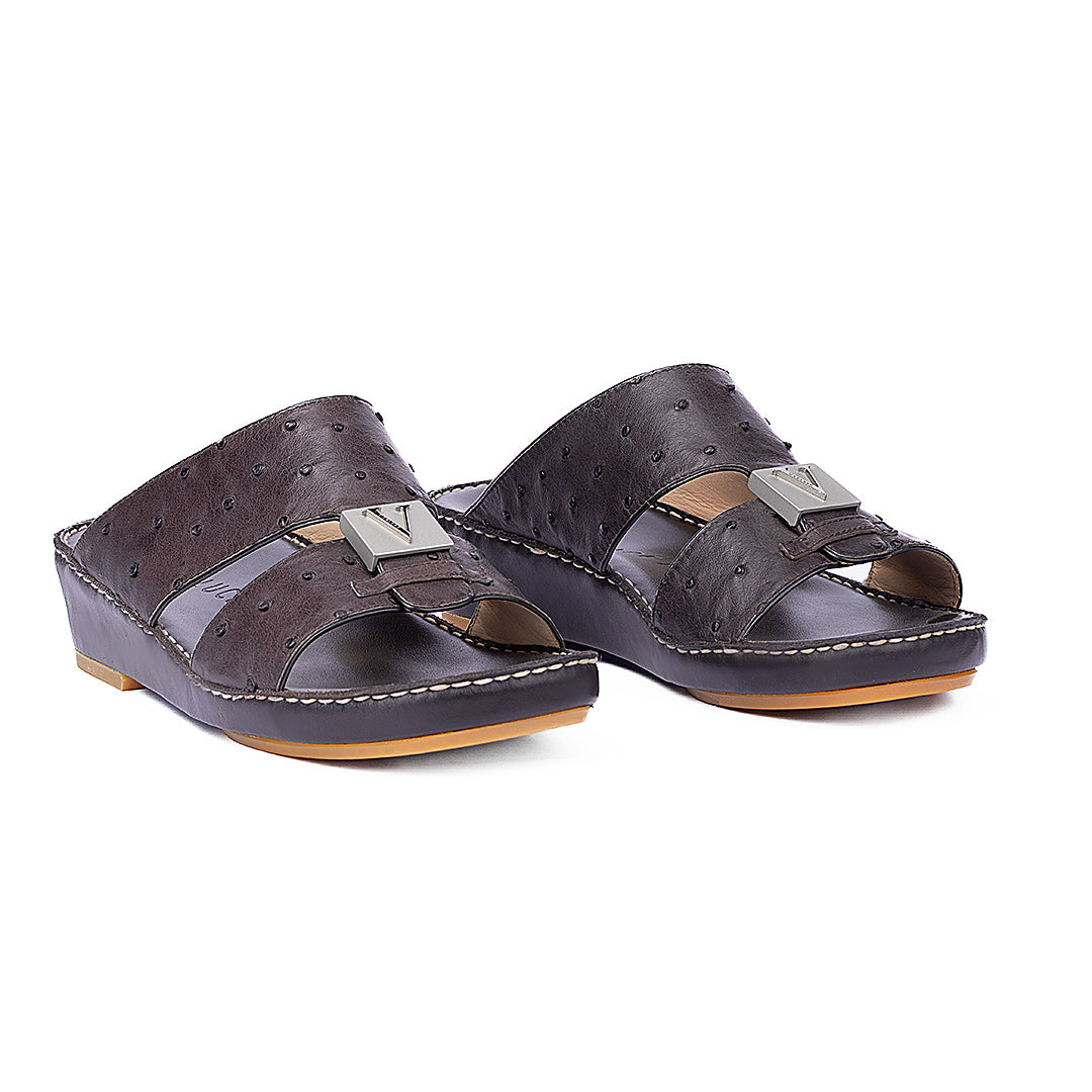 7034 - REAL OSTRICH - NEW FLORIDA (Italian Handmade)