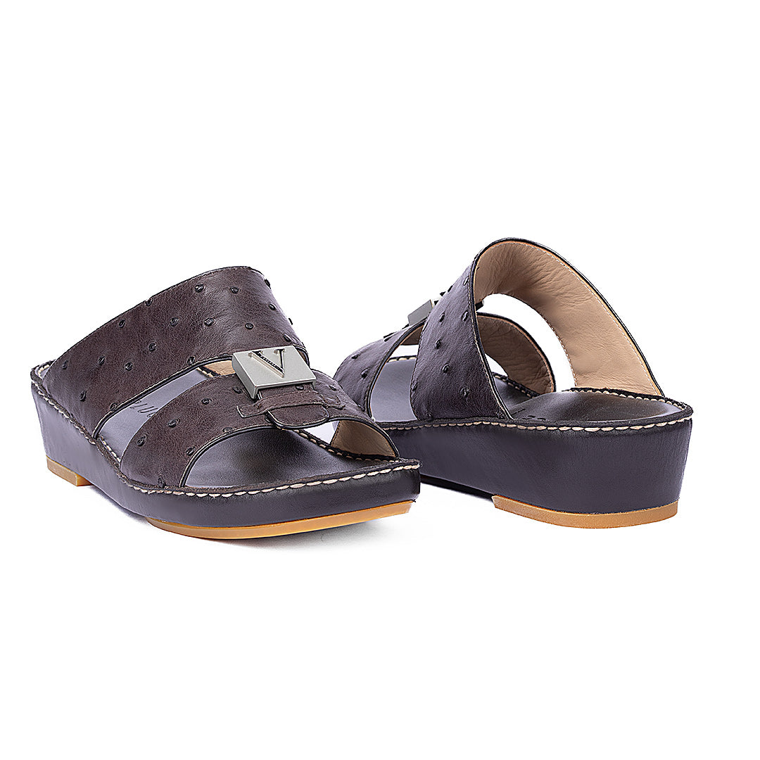 7034 - REAL OSTRICH - NEW FLORIDA (Italian Handmade)