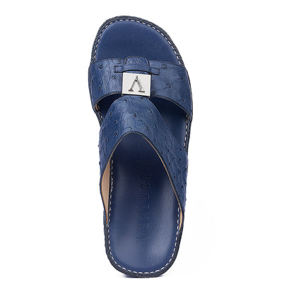7034 - REAL OSTRICH - NEW FLORIDA (Italian Handmade)
