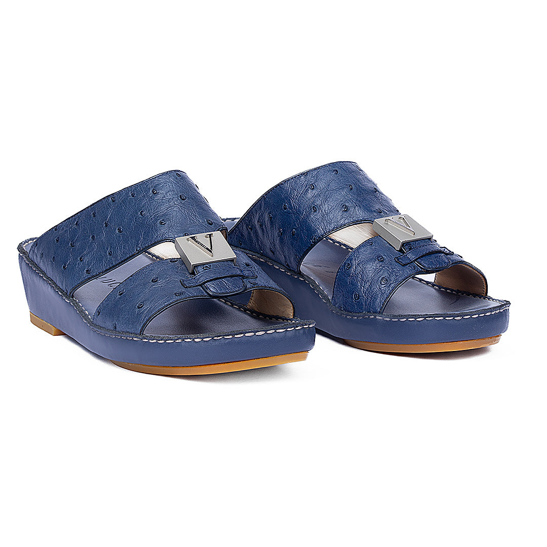 7034 - REAL OSTRICH - NEW FLORIDA (Italian Handmade)
