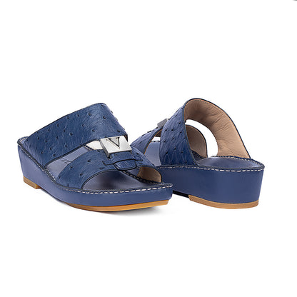 7034 - REAL OSTRICH - NEW FLORIDA (Italian Handmade)