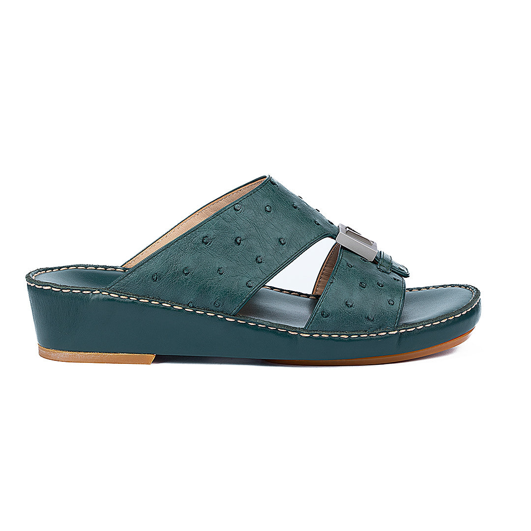 7034 - REAL OSTRICH - NEW FLORIDA (Italian Handmade)