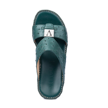 7034 - REAL OSTRICH - NEW FLORIDA (Italian Handmade)