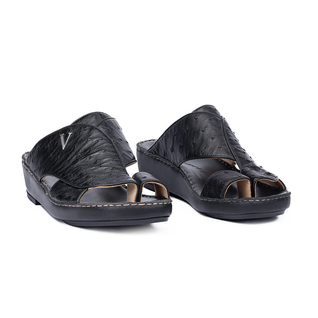 3052 - REAL OSTRICH - NEW FLORIDA (Italian Handmade)