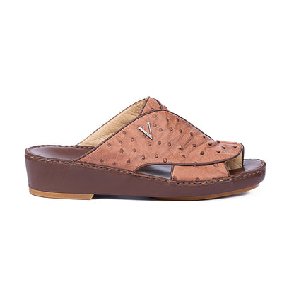 3052 - REAL OSTRICH - NEW FLORIDA (Italian Handmade)