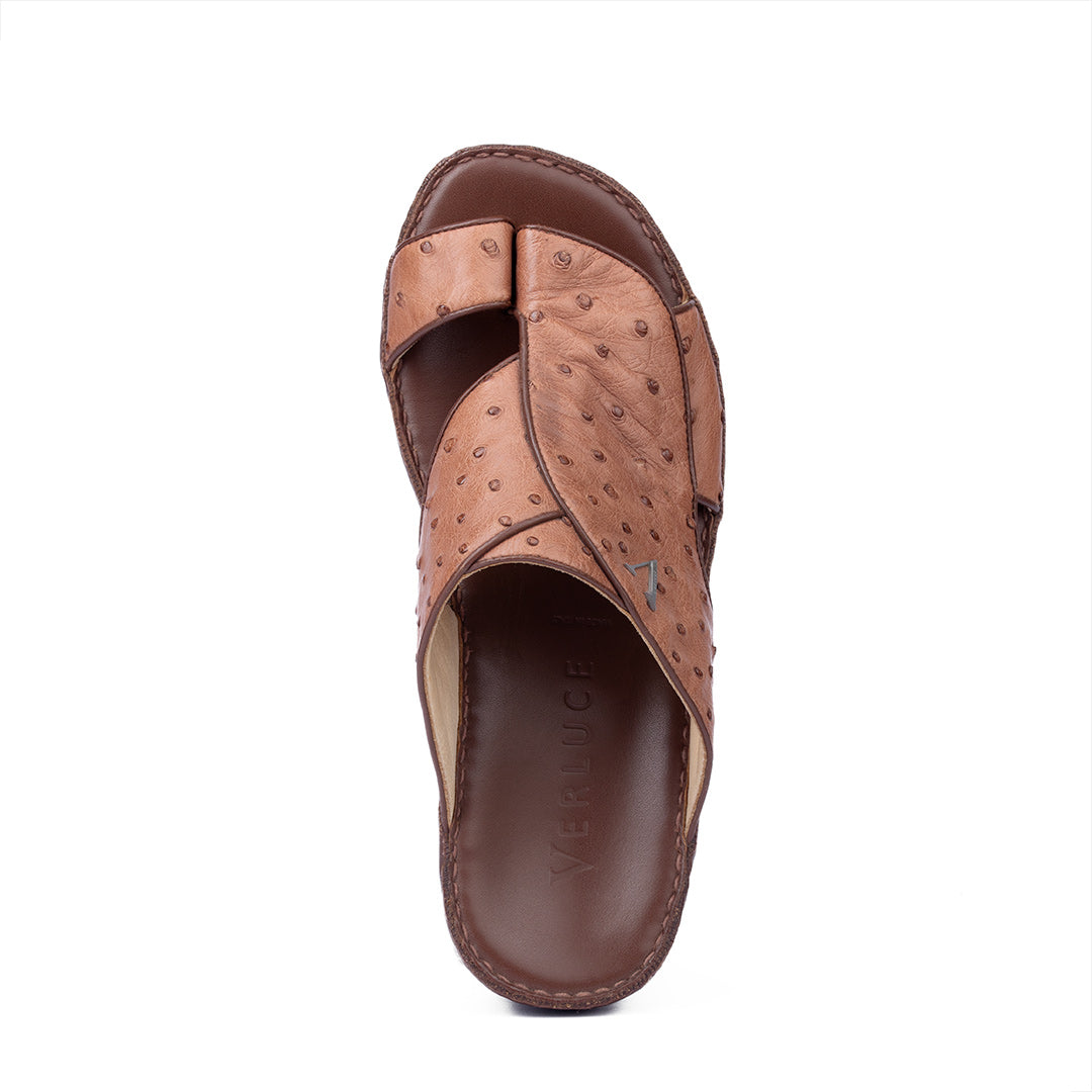 3052 - REAL OSTRICH - NEW FLORIDA (Italian Handmade)