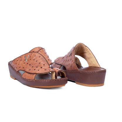 3052 - REAL OSTRICH - NEW FLORIDA (Italian Handmade)