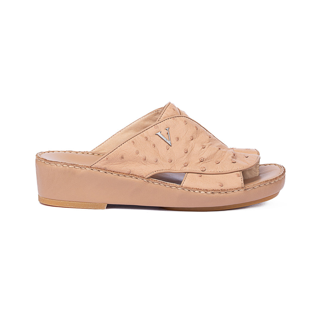 3052 - REAL OSTRICH - NEW FLORIDA (Italian Handmade)