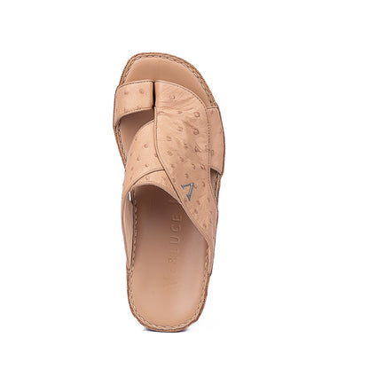 3052 - REAL OSTRICH - NEW FLORIDA (Italian Handmade)