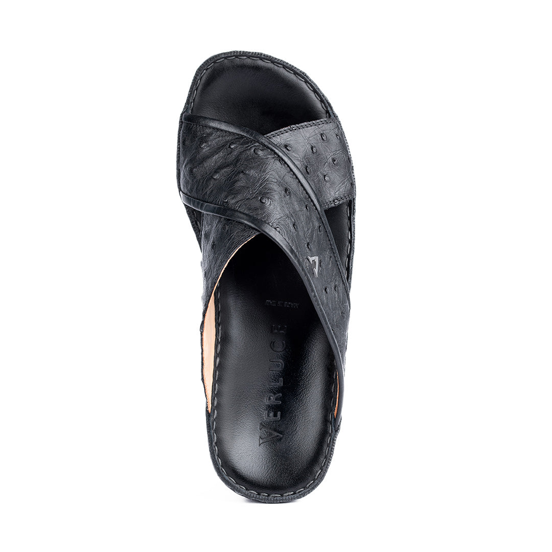 1064 - REAL OSTRICH - NEW FLORIDA (Italian Handmade)