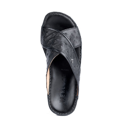 1064 - REAL OSTRICH - NEW FLORIDA (Italian Handmade)