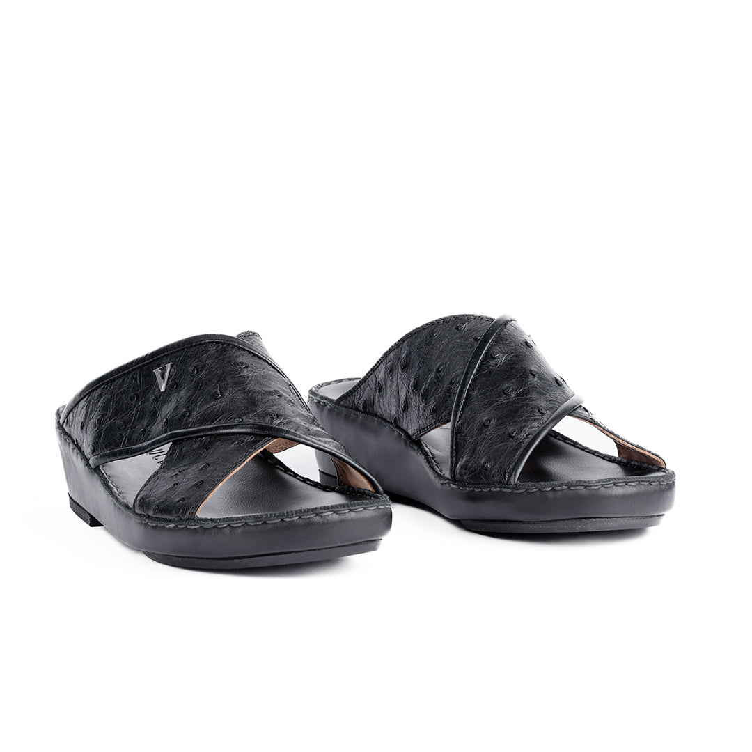 1064 - REAL OSTRICH - NEW FLORIDA (Italian Handmade)