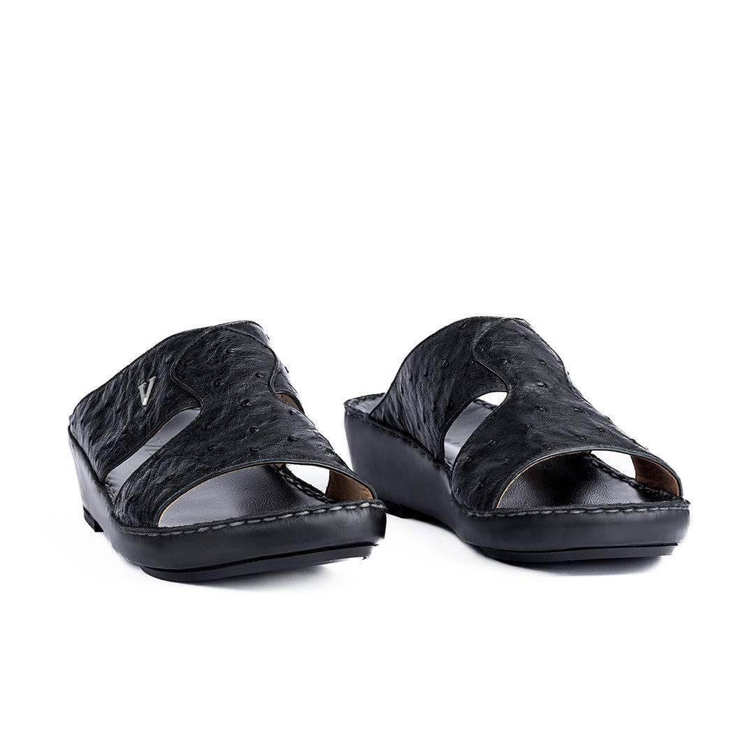 2177 - REAL OSTRICH - NEW FLORIDA (Italian Handmade)