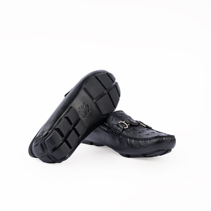 0612 - REAL OSTRICH - CAR SHOES (Italian Handmade)