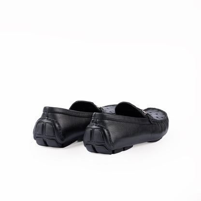 0612 - REAL OSTRICH - CAR SHOES (Italian Handmade)