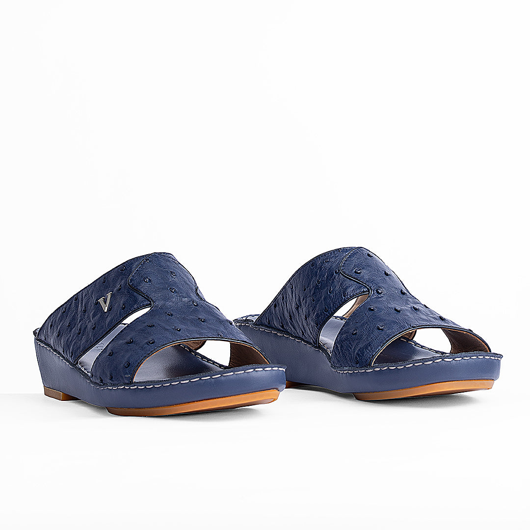 2177 - REAL OSTRICH - NEW FLORIDA (Italian Handmade)
