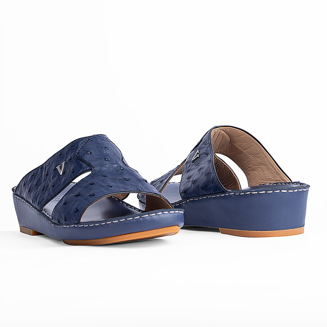 2177 - REAL OSTRICH - NEW FLORIDA (Italian Handmade)