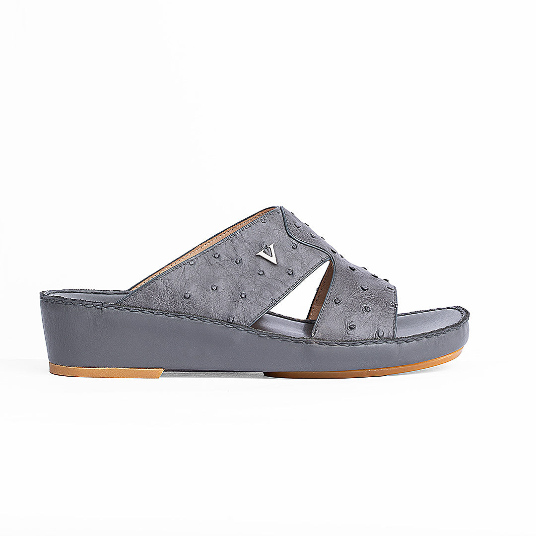 2177 - REAL OSTRICH - NEW FLORIDA (Italian Handmade)