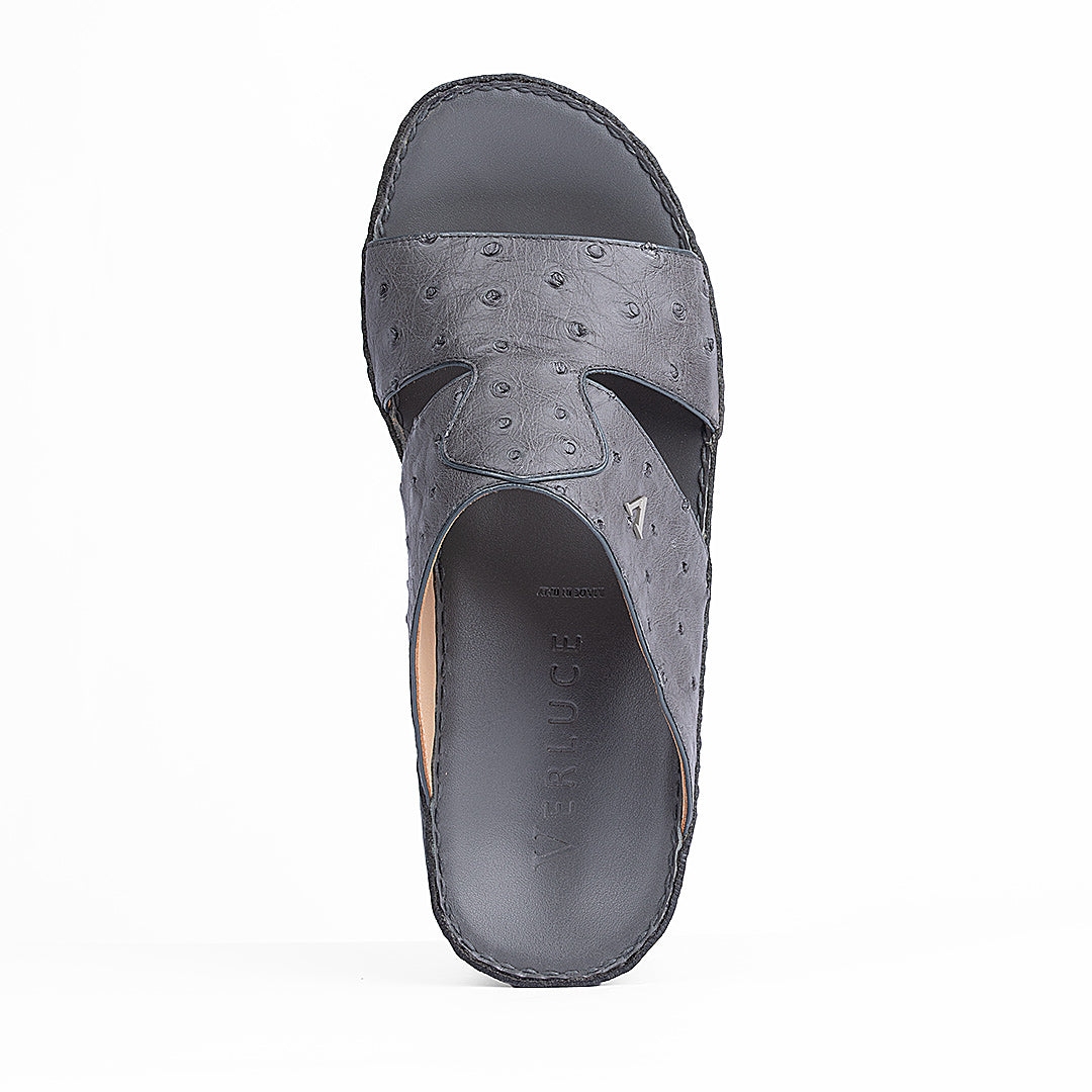2177 - REAL OSTRICH - NEW FLORIDA (Italian Handmade)