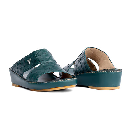 2177 - REAL OSTRICH - NEW FLORIDA (Italian Handmade)