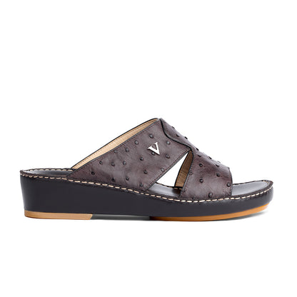 2177 - REAL OSTRICH - NEW FLORIDA (Italian Handmade)