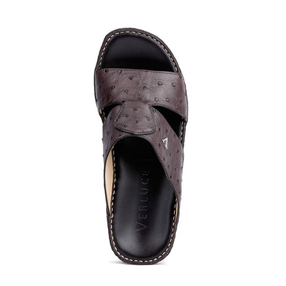 2177 - REAL OSTRICH - NEW FLORIDA (Italian Handmade)