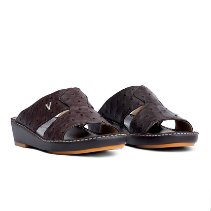 2177 - REAL OSTRICH - NEW FLORIDA (Italian Handmade)
