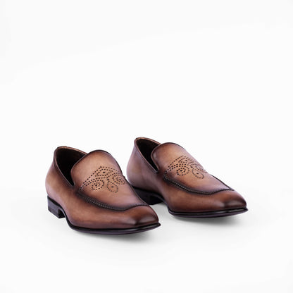 0D05 - CALF - CLASSIC ANTIC (Italian Handmade)