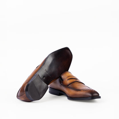 0D11 - CALF - CLASSIC ANTIC (Italian Handmade)